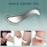 BYYDDIY 2 in 1 Stainless Steel Muscle Scraper Tools Set Gua Sha Massag…