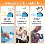 Finger Exerciser,4 Resistance Levels Finger Strengthener for Hand Ther…