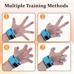 Finger Exerciser,4 Resistance Levels Finger Strengthener for Hand Ther…