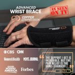 Copper Compression Advanced Wrist Brace – Copper Infused Adjustable Or…