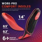 PCSsole Plantar Fasciitis Insoles Men Women- 220+lbs Heavy Duty High A…
