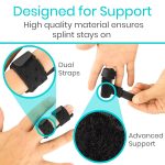 Vive Finger Splint (2 Pack) – Universal Finger Straightener – Broken a…