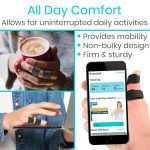 Vive Finger Splint (2 Pack) – Universal Finger Straightener – Broken a…