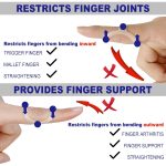10Pcs Oval Finger Splints & Sleeves Kit, 6 Graduated Trigger Finger Sp…
