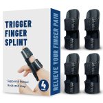 4 Pcs Trigger Finger Splints/Brace for Knuckle Immobilization,Broken P…