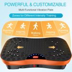 AXV Vibration Plate Exercise Machine Whole Body Workout Portable Mini …