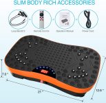 AXV Vibration Plate Exercise Machine Whole Body Workout Portable Mini …