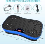 AXV Vibration Plate Exercise Machine Whole Body Workout Portable Mini …
