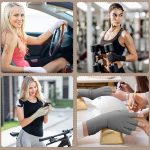 Sureio 4 Pairs Sun Protection UV Gloves for Woman Half Finger Summer H…