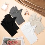 Sureio 4 Pairs Sun Protection UV Gloves for Woman Half Finger Summer H…