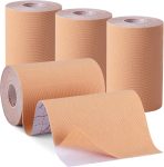 4 Rolls Kinesiology Tape, 4in x 5.5yd Extra Wide Breathable Muscle Sup…
