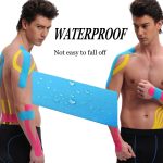 Kinesiology Tape Pro Athletic Sports (3 Rolls,60 Precut Strips) Waterp…