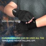 ihuan Ventilated Weight Lifting Gym Workout Gloves with Wrist Wrap Sup…
