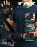Trideer Workout Gloves for Men, Weight Lifting Gloves with Wrist Wrap …