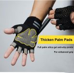 Weightlifting Gym Gloves for Men Women, Breathable Workout Gloves, Ant…