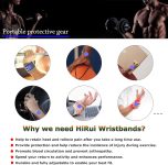 HiRui 2 Pack Wrist Compression Strap and Wrist Brace Sport Wrist Suppo…