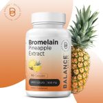 Balancebreens Bromelain 500mg, 120 Capsules – Pineapple Extract Digest…