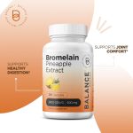 Balancebreens Bromelain 500mg, 120 Capsules – Pineapple Extract Digest…