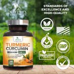Turmeric Curcumin Supplement with BioPerine 95% Curcuminoids 2600mg wi…