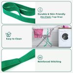 Stretching Strap Yoga Straps for Physical Therapy, 10 Loops Non-Elasti…
