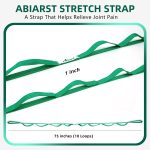 Stretching Strap Yoga Straps for Physical Therapy, 10 Loops Non-Elasti…
