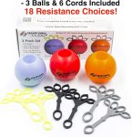Physical Therapy Hand Exerciser (Colours May Vary), 9 Piece Set