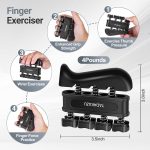 Grip Strength Trainer Kits (5 Pack), Forearm Strengthener with Adjusta…