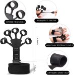 13 PCS Grip Strength Trainer Kit, Hand Gripper Strengthener, Forearm S…