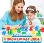 Letters Learning Matching Game | Fine Motor Skills Toy Set for Toddler…