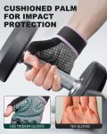 Trideer Weight Lifting Gloves for Women with Wrist Wraps Support, Work…