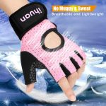 ihuan Breathable Weight Lifting Gloves: Fingerless Workout Gym Wrist S…