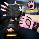 ihuan Breathable Weight Lifting Gloves: Fingerless Workout Gym Wrist S…