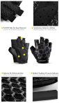 Fitgriff® Workout Gloves (Padded) for Men & Women – Fingerless Gym Glo…
