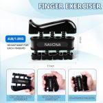 5 PCS Grip Strength Trainer Kit, Hand Gripper Strengthener, Forearm St…