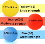 3 Resistance Levels 1.77in/4.5cm Physical Therapy Hand Exercise Balls …