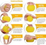 3 Resistance Levels 1.77in/4.5cm Physical Therapy Hand Exercise Balls …