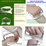 BYYDDIY 6 in 1 with Classified Storage Mark,Stainless Steel Gua Sha Mu…