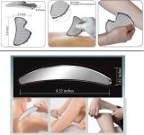 BYYDDIY 6 in 1 with Classified Storage Mark,Stainless Steel Gua Sha Mu…