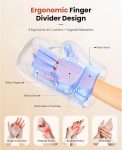 BOB AND BRAD Hand Massager with Heat and Compression, Individual Finge…