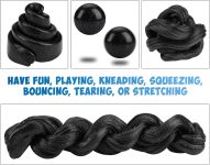 Play Putty Therapy Putty for Kids with Charms Midnight Orbit Space The…