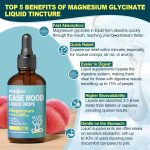 Magnesium Glycinate Liquid Drops for Kids, Adults with GABA, Ashwagand…