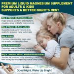 Magnesium Glycinate Liquid Drops for Kids, Adults with GABA, Ashwagand…
