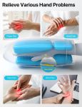 ALLJOY Hand Massager with Heat and Compression, 6 Levels Pressure Poin…