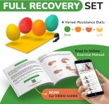 Squeeze Balls for Hand Therapy – Set of 4-Hand Exercise Balls for Arth…