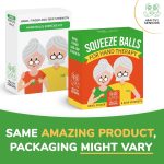 Squeeze Balls for Hand Therapy – Set of 4-Hand Exercise Balls for Arth…