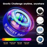 Wrist Trainer Ball Auto-Start Gyroscopic Forearm Exerciser Gyro Ball f…
