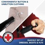 Button Hook & Zipper Pull, Assist, Helper Device, Dress Clothes Tool, …