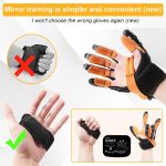 MZU Finger rehabilitation stroke gloves, used for cerebral palsy patie…