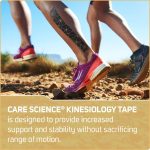 Care Science Waterproof Kinesiology Tape, 40 ct Precut Strips (2 Rolls…