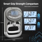 Hand Dynamometer Grip Strength Trainer – Grip Strength Tester Electron…